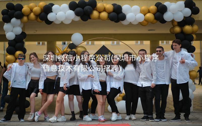 深圳微信小程序公司(深圳市小程序信息技术有限公司招聘)