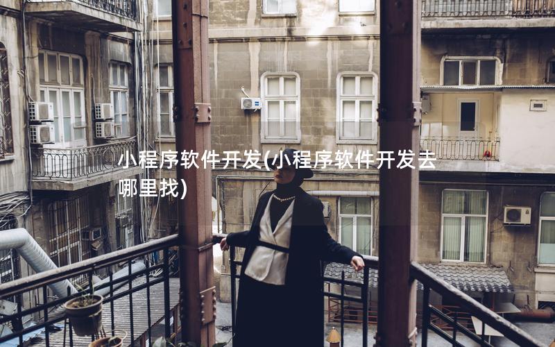 小程序软件开发(小程序软件开发去哪里找)