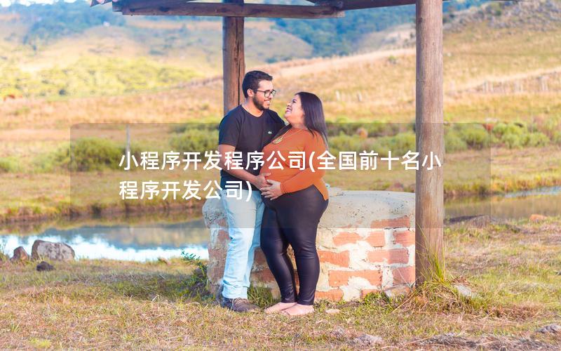 小程序开发程序公司(全国前十名小程序开发公司)